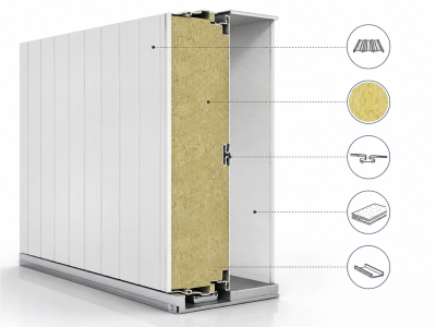 Detail Struktur Sambungan Dinding Panel Isolasi untuk Estimasi Biaya dari Kontraktor Sandwich Panel