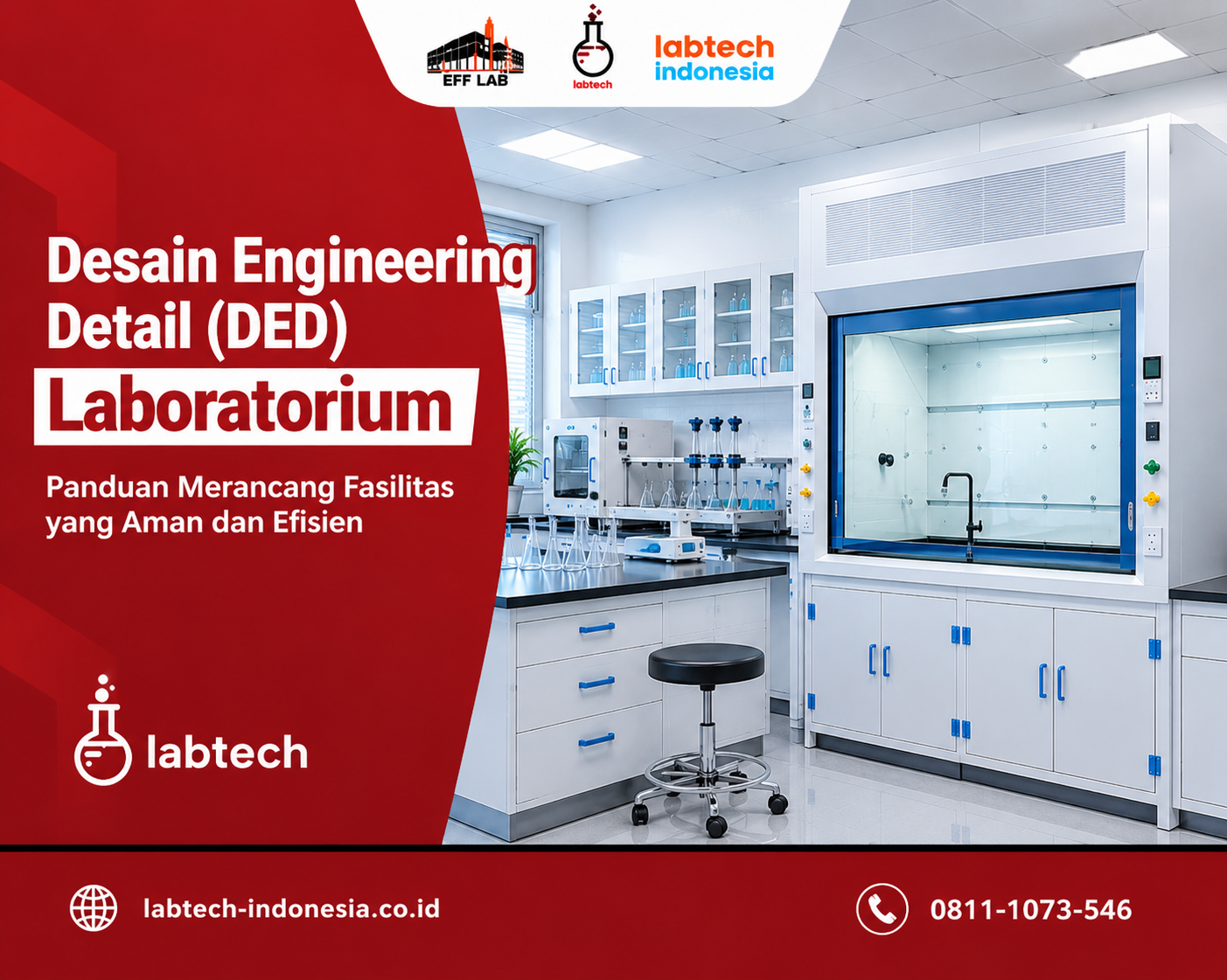 Desain Engineering Detail (DED) Laboratorium Profesional