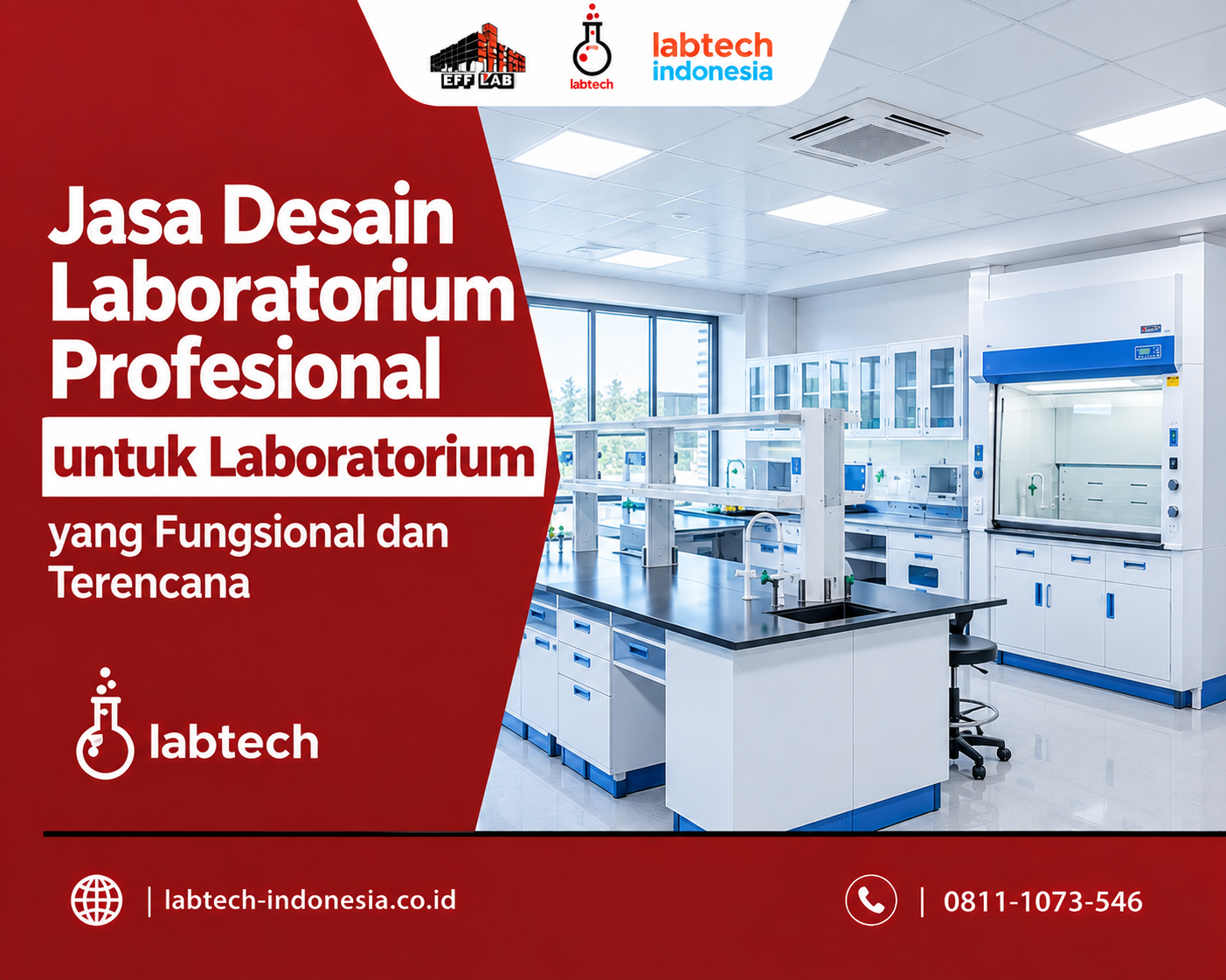 Jasa Desain Laboratorium Profesional untuk Laboratorium yang Fungsional dan Terencana