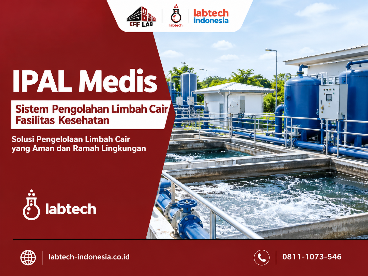 IPAL medis untuk sistem pengolahan limbah cair fasilitas kesehatan