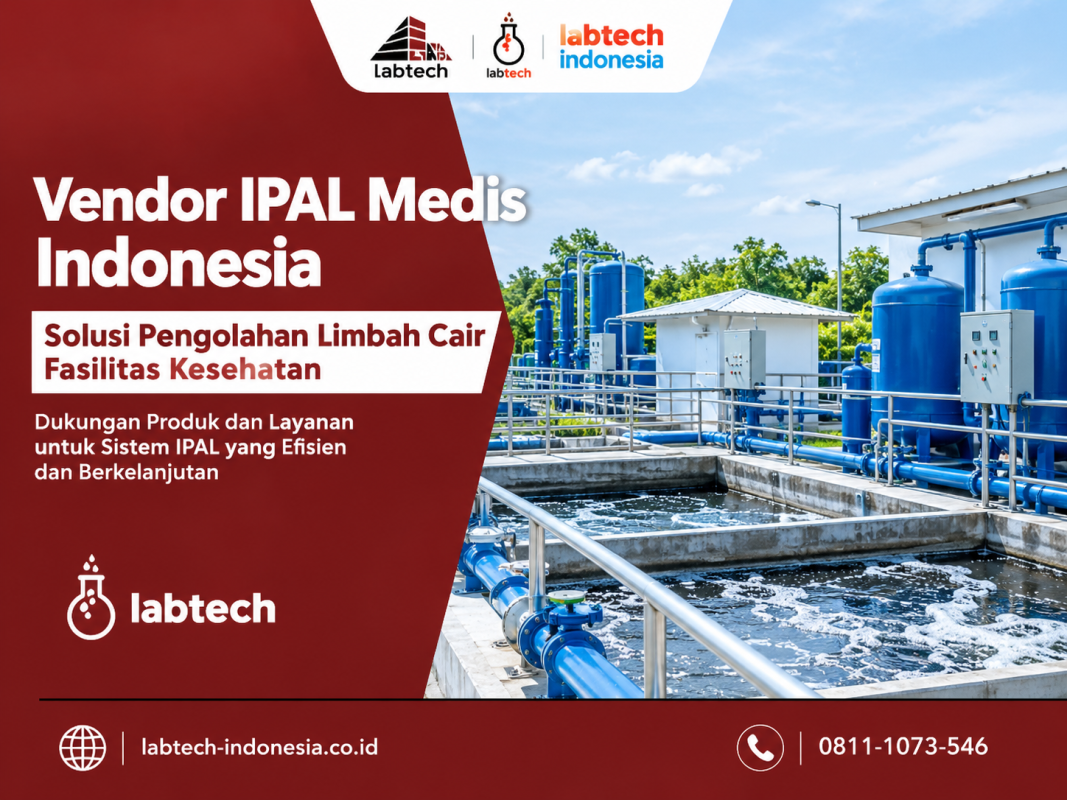Vendor IPAL Medis Indonesia untuk sistem pengolahan limbah cair fasilitas kesehatan