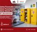 Safety Flammable Cabinet untuk penyimpanan bahan mudah terbakar di laboratorium